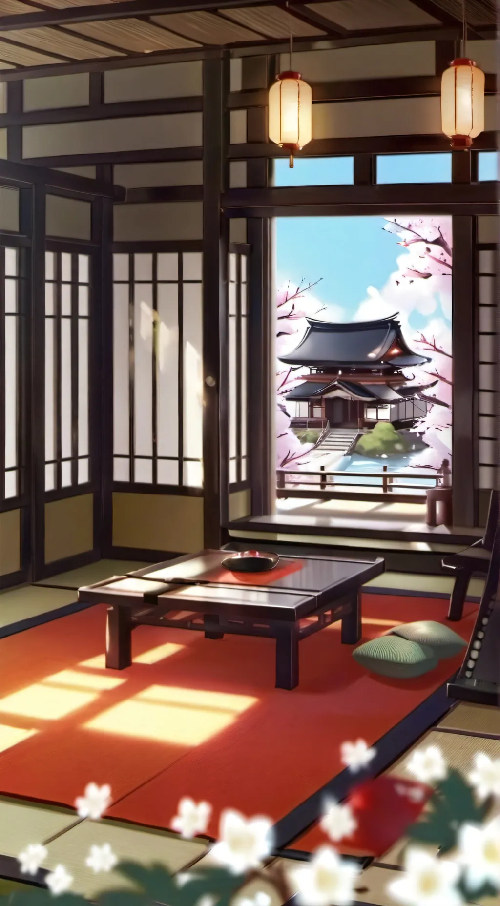 ai character: The Hashira Estate background