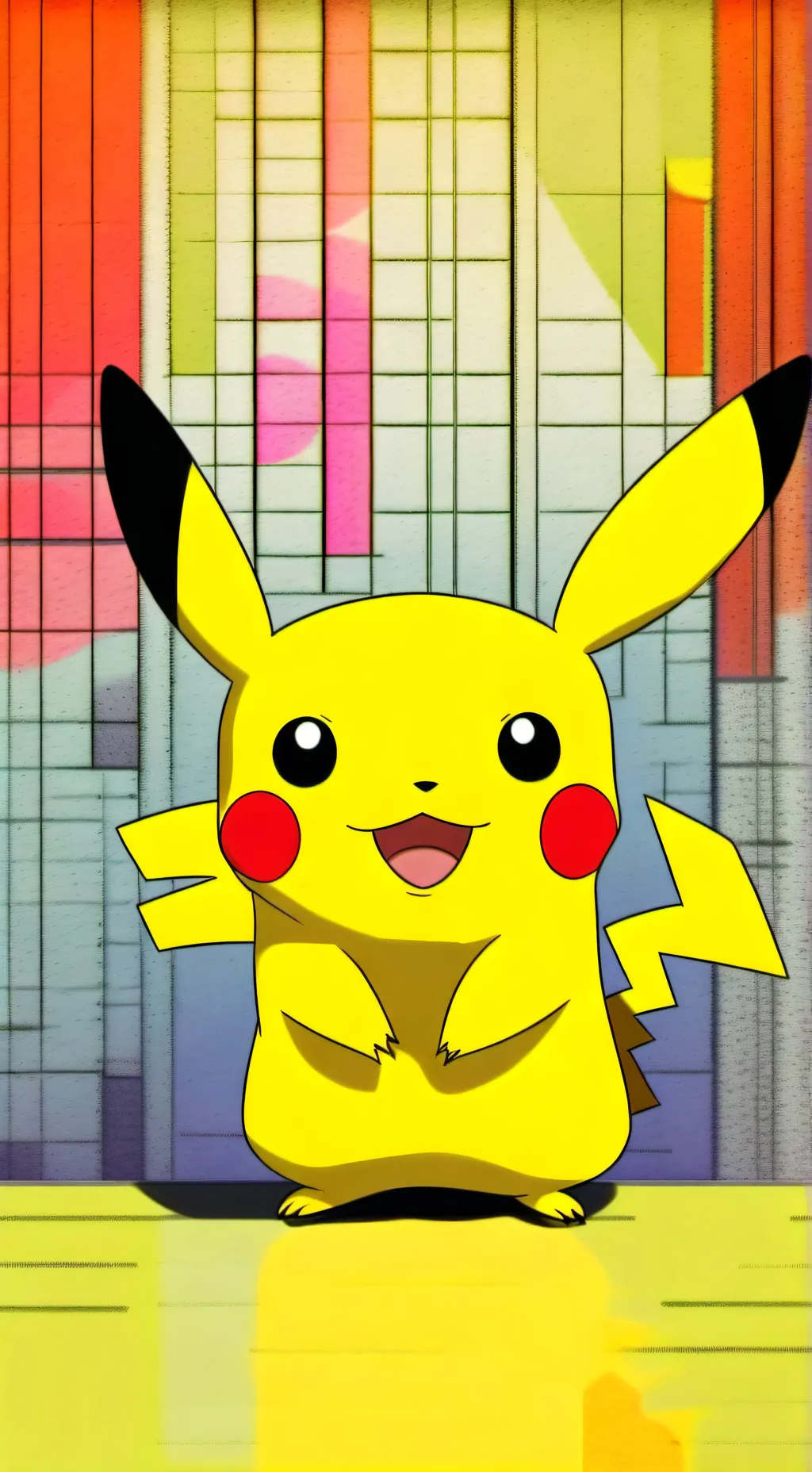 ai character: Pikachu!⚡ background