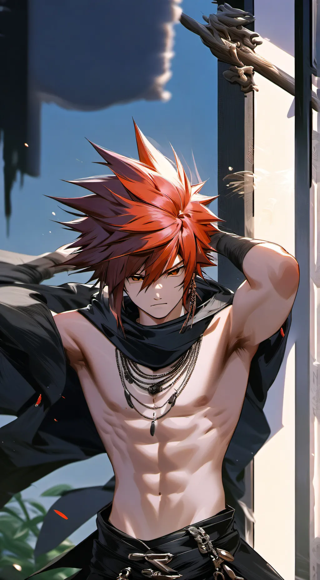 ai character: the man  background