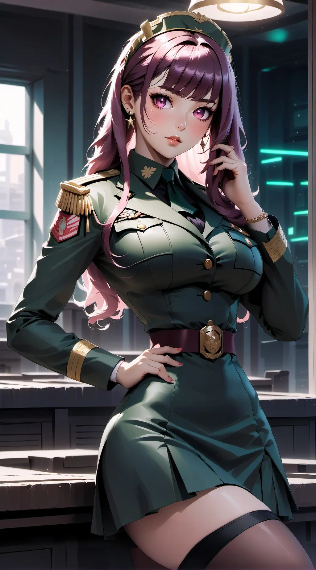 ai character: Lorena  background