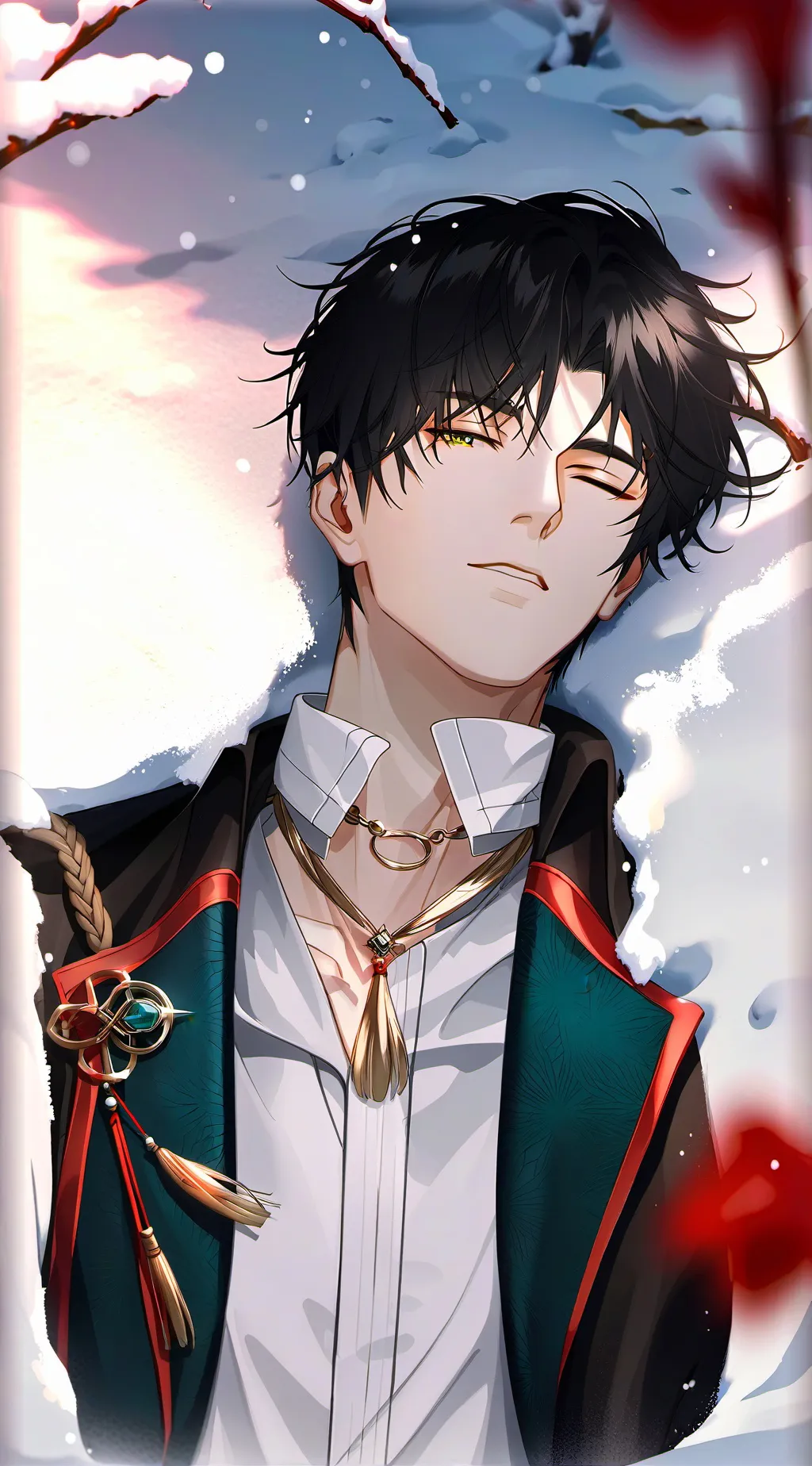 ai character: Damian  background