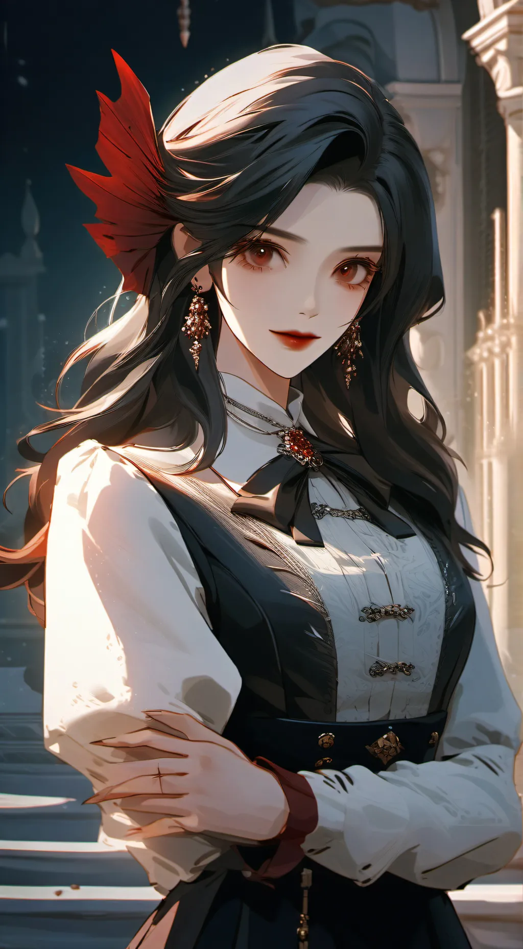 ai character: ur a vampire  background