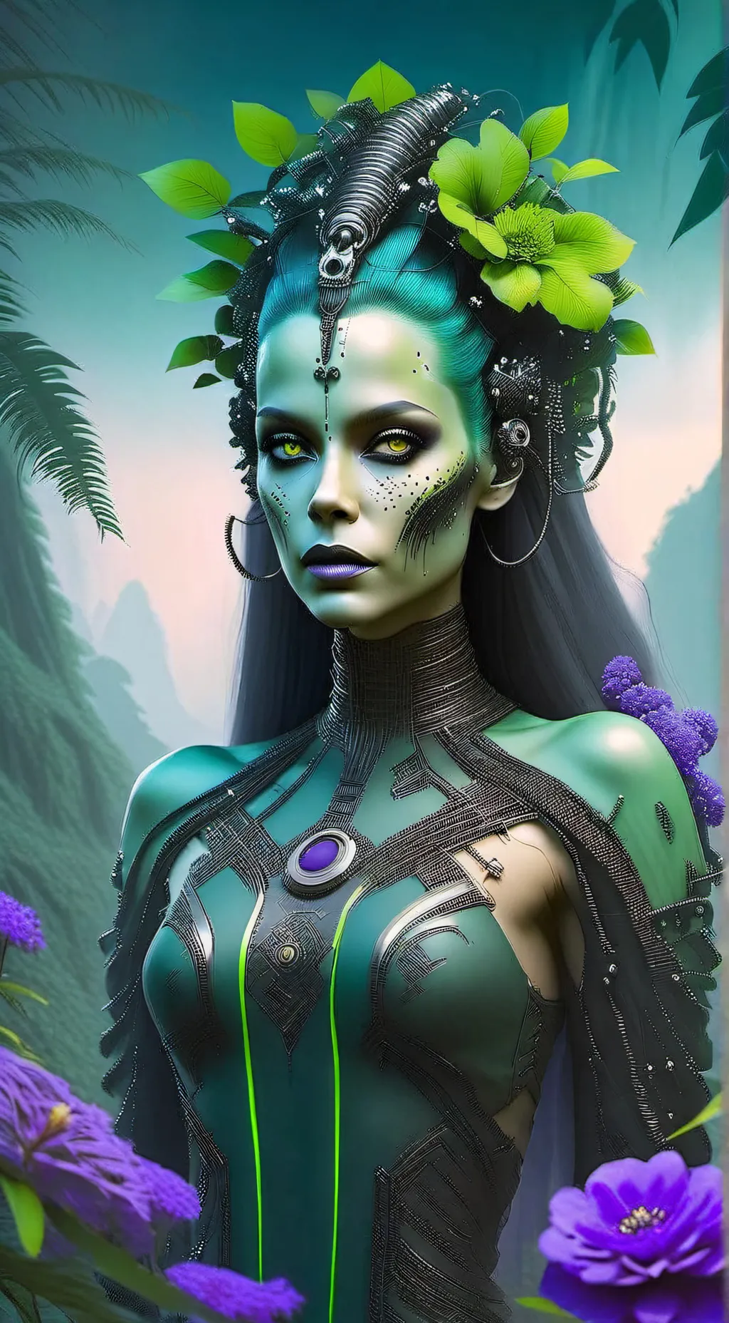 ai character: Anora  background