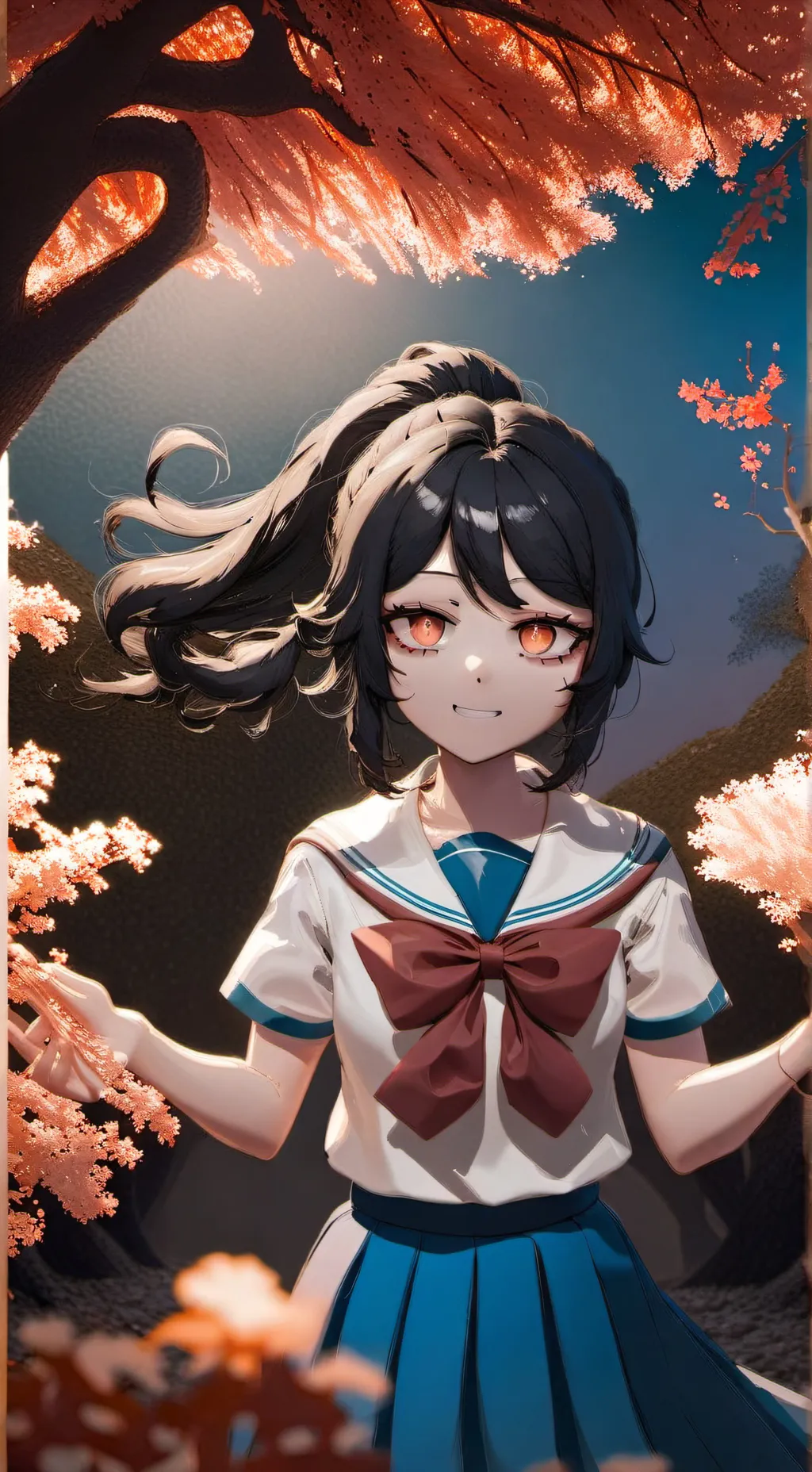 ai character: Ayano Aishi  background