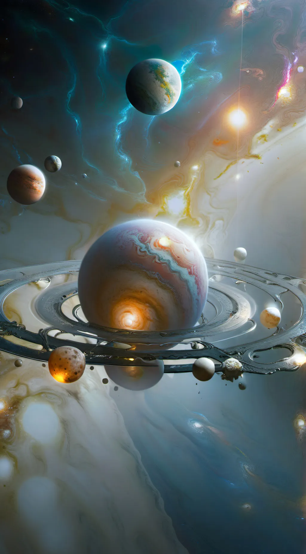 ai character: solarballs  background