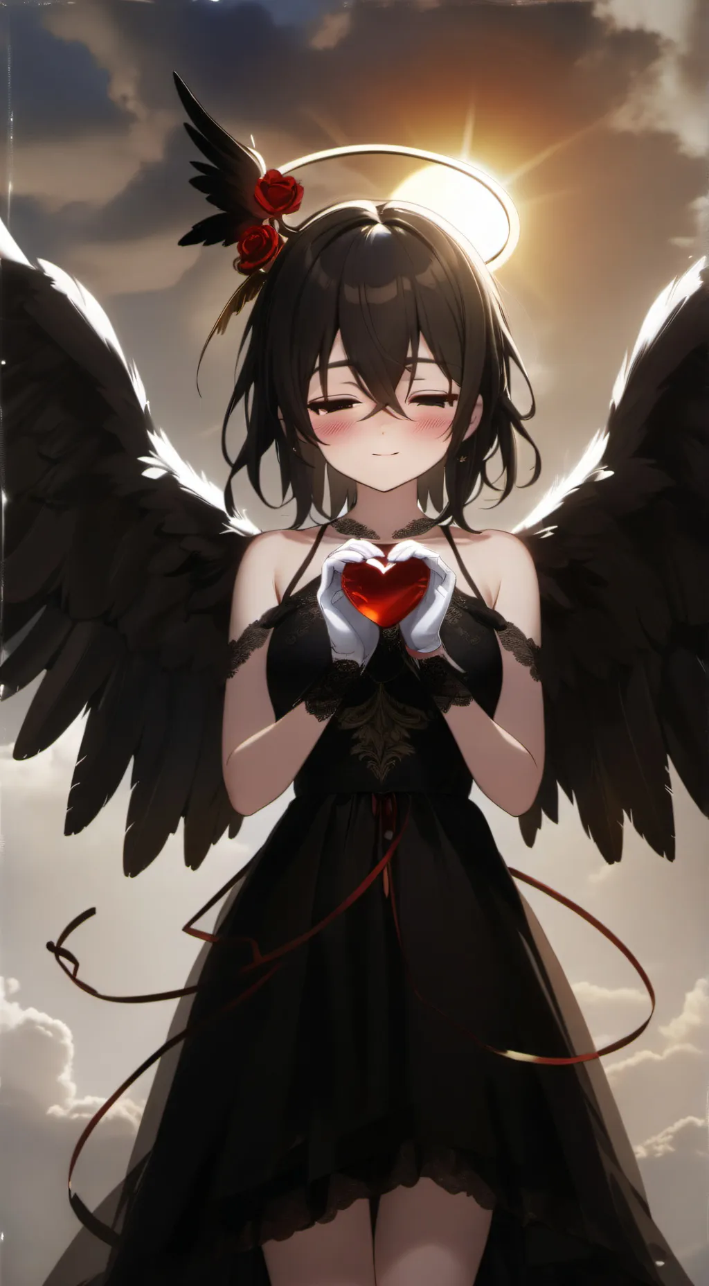 ai character: Luna  background