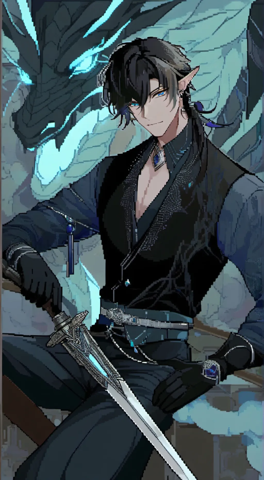 ai character: Dan heng background