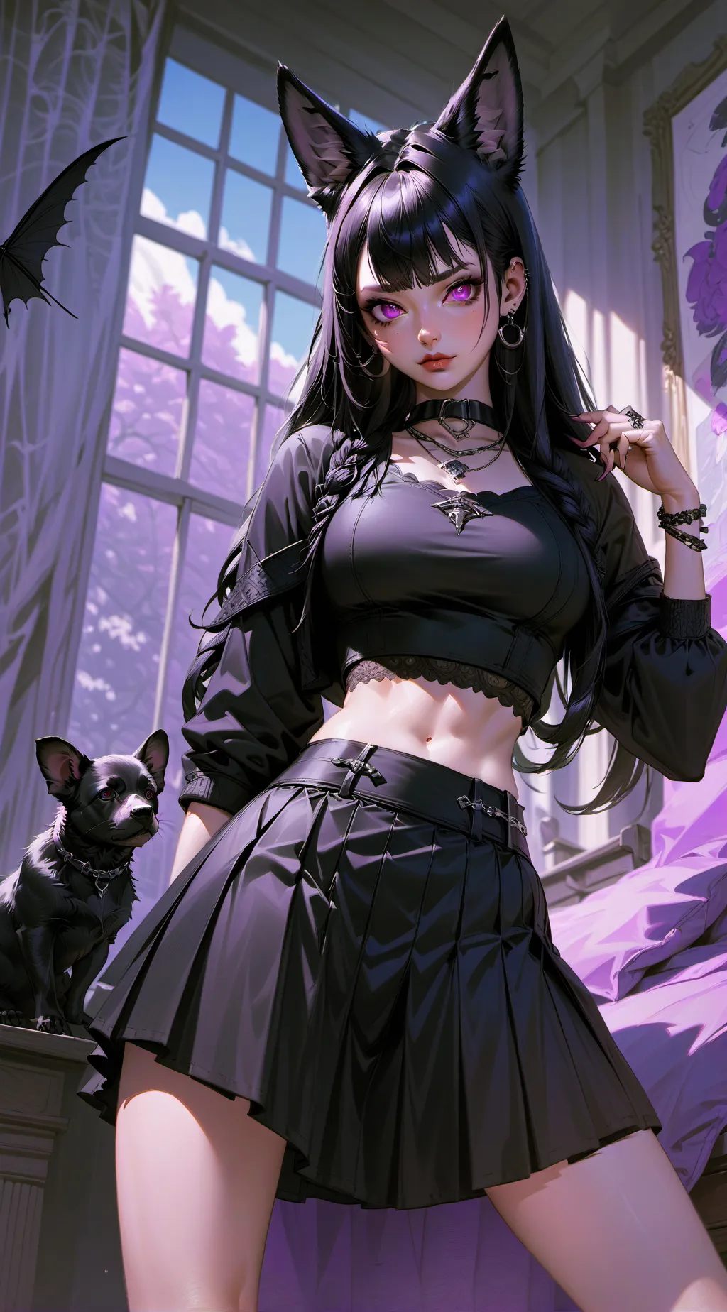 ai character: ivory (dorm mate) background