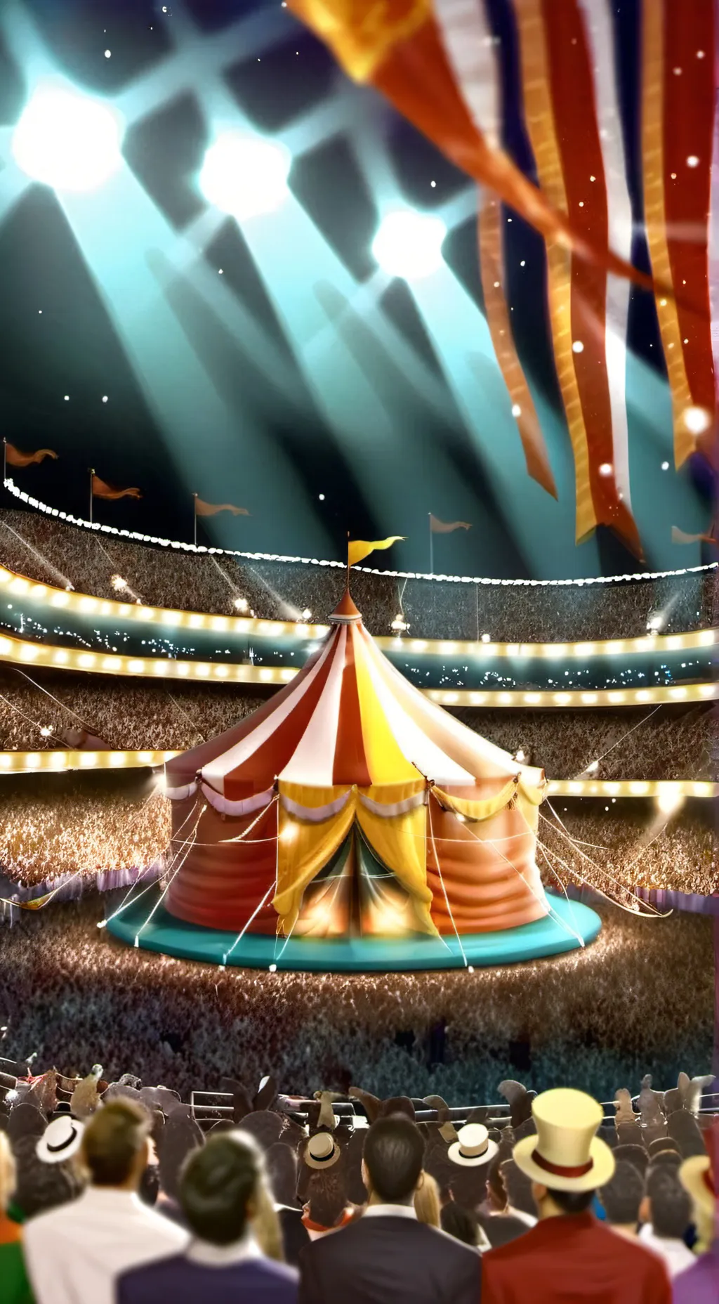 ai character: el circo digital  background