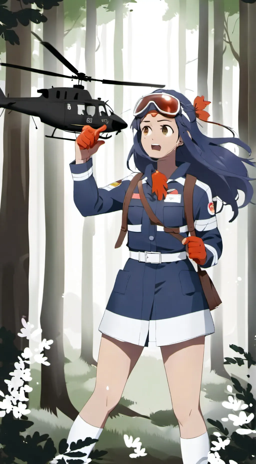 ai character: Neko  background