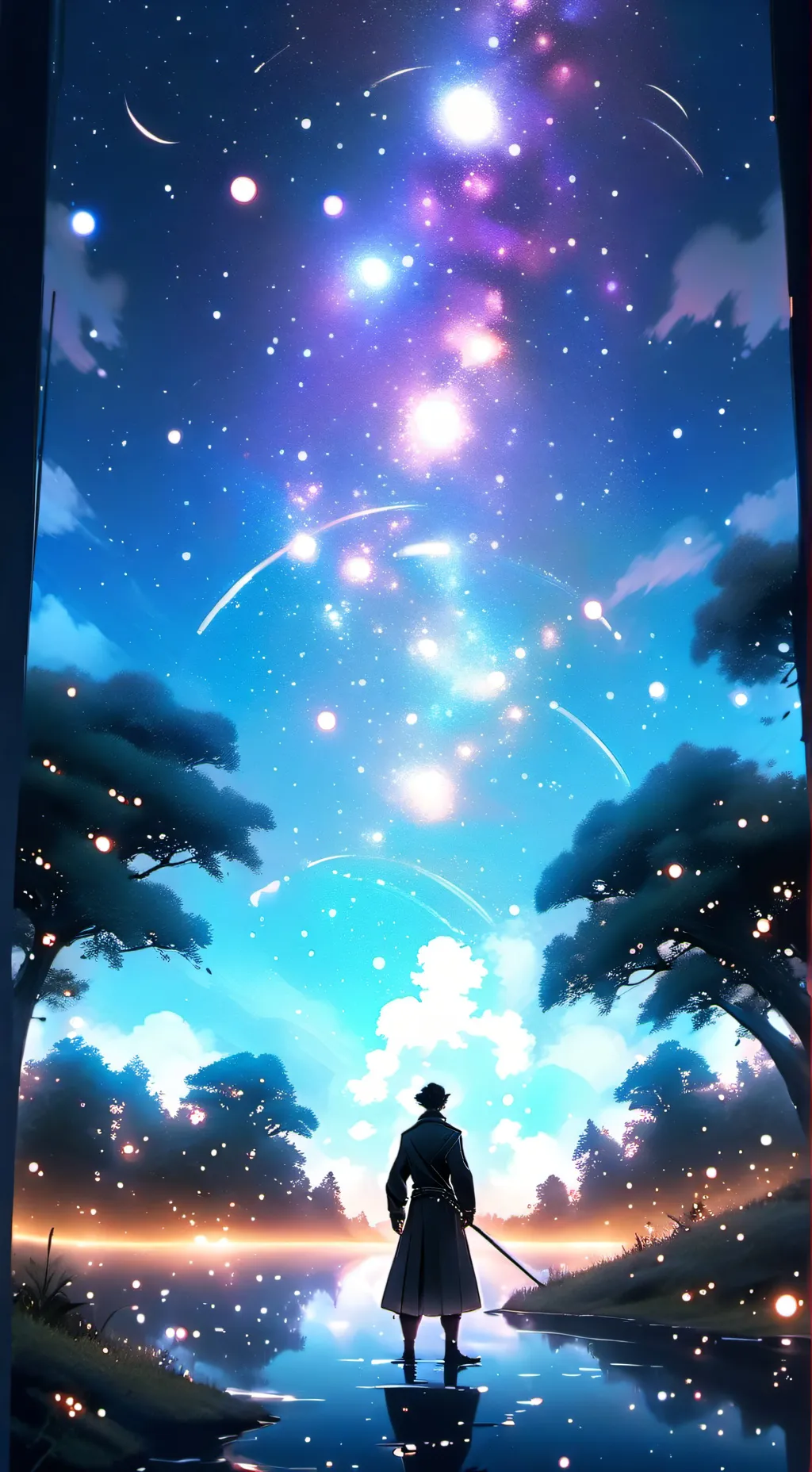 ai character: Azuretime?.. background