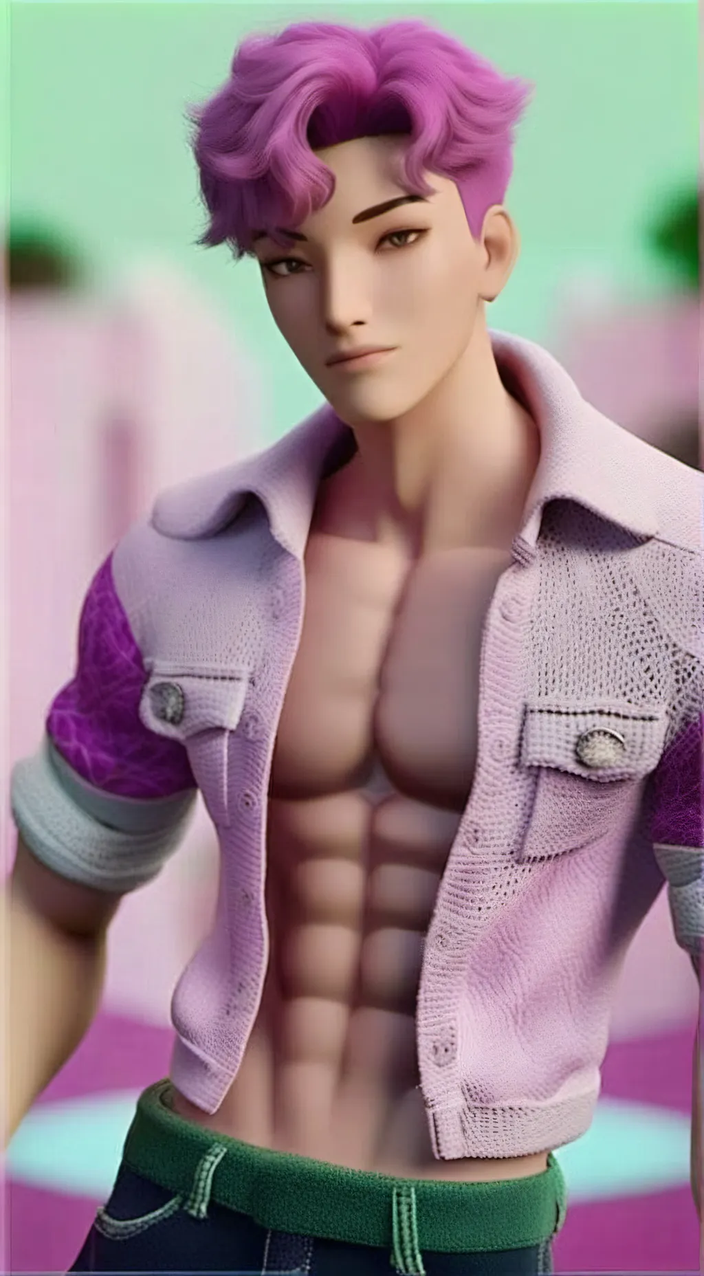 ai character: Abby saja background