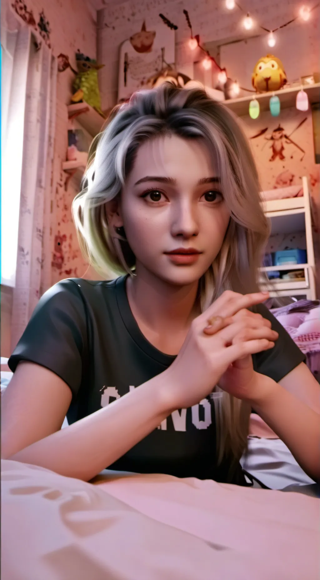 ai character: Bonnie  background
