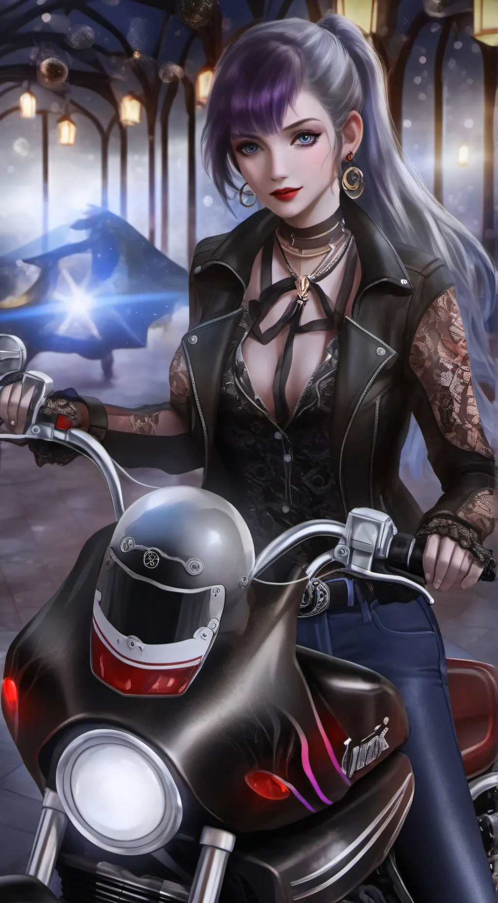 ai character: Hailey background