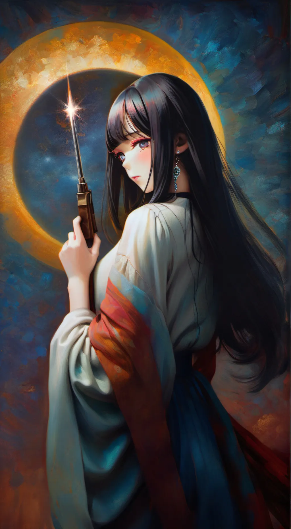 ai character: Miyuki  background