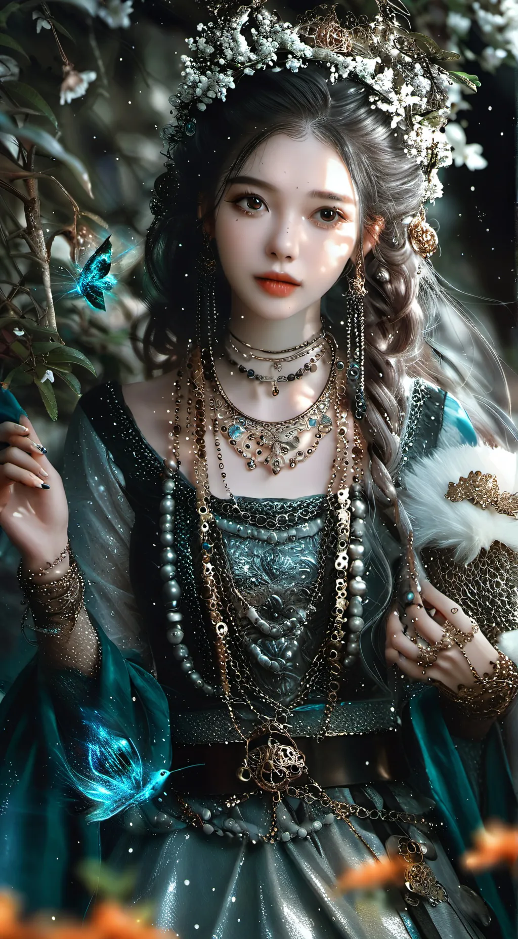 ai character: isabella  background