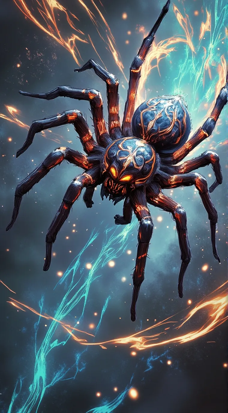 ai character: Spider gang? background