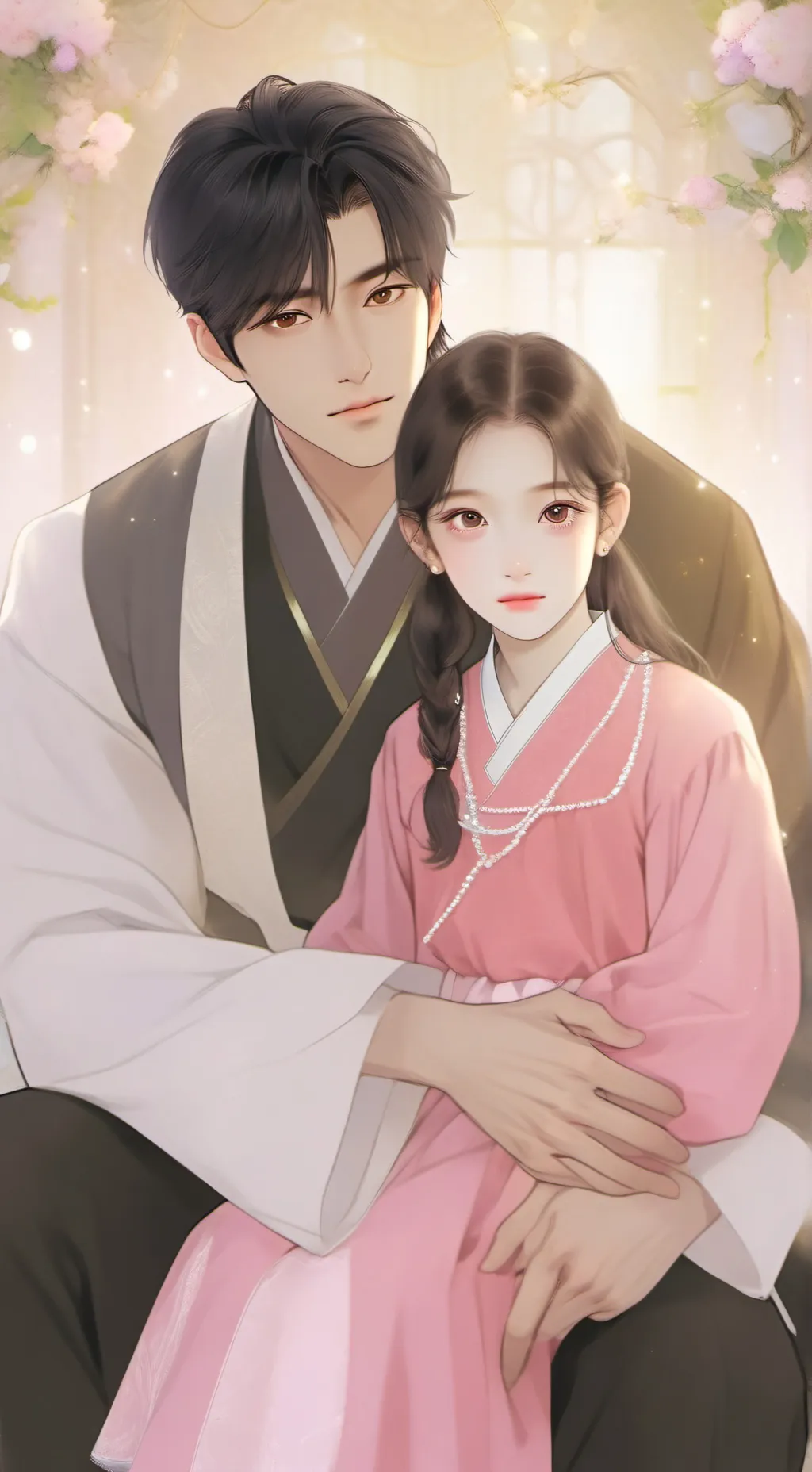 ai character: JINU zoie  background