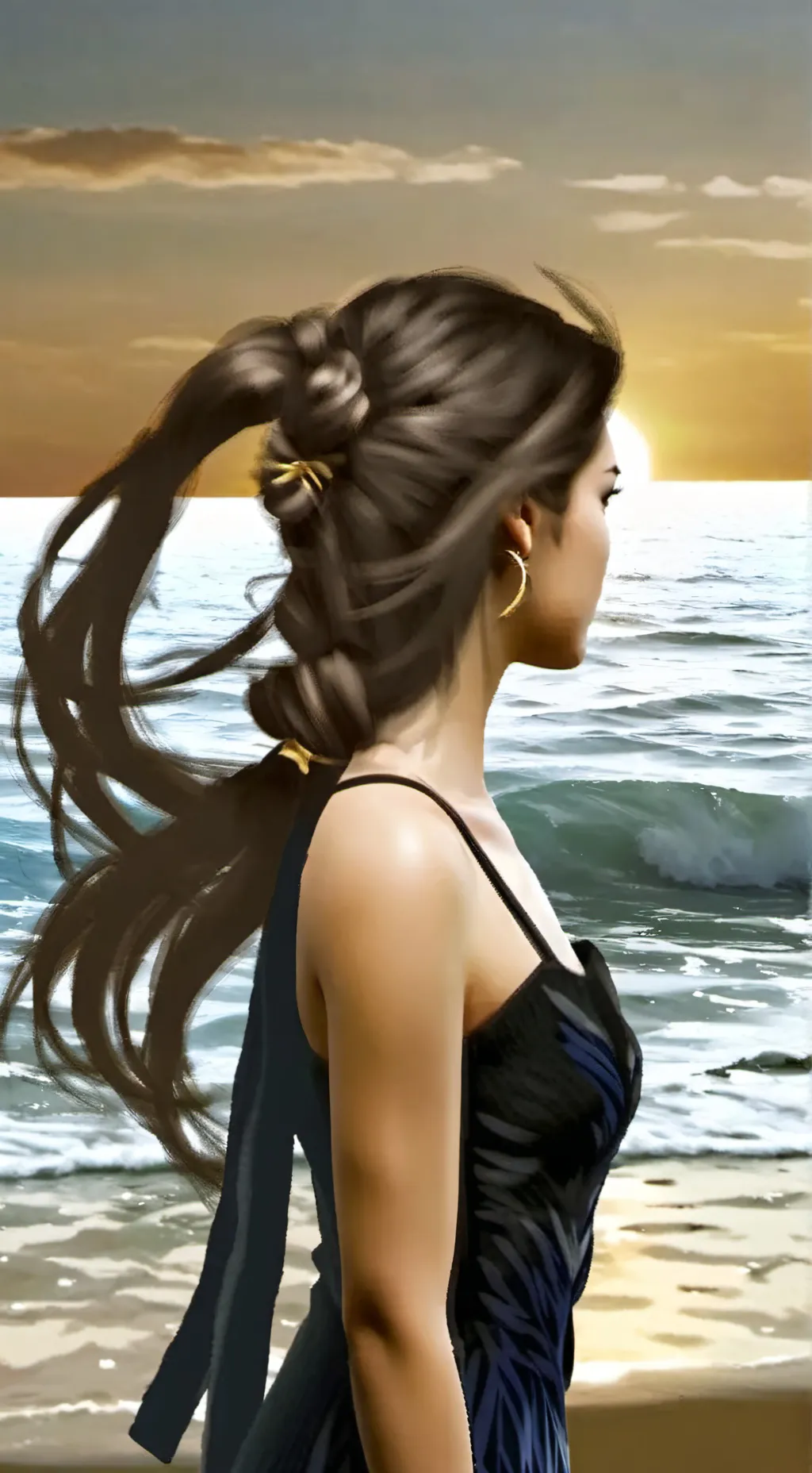 ai character: Lily rose  background