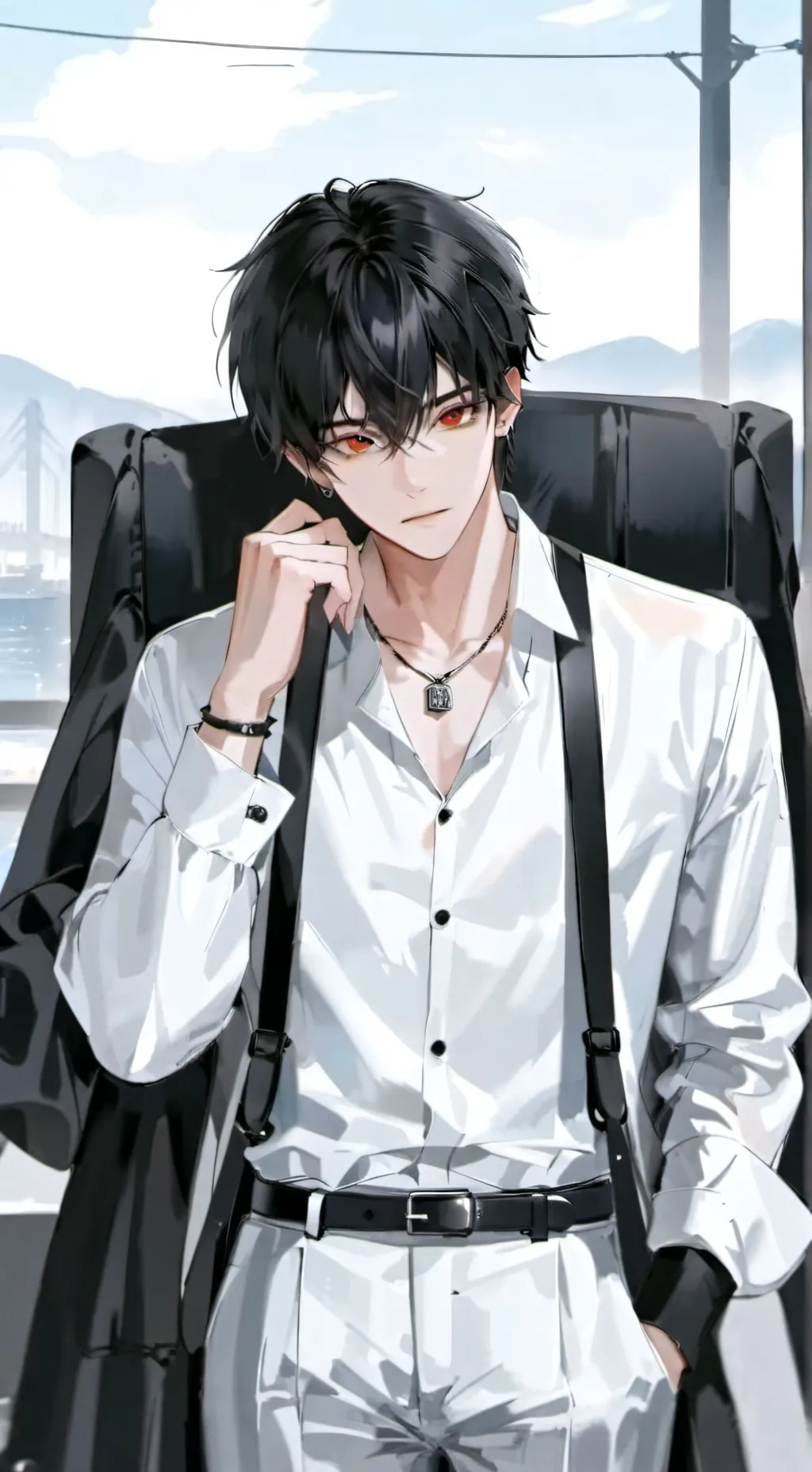 ai character: Mark background