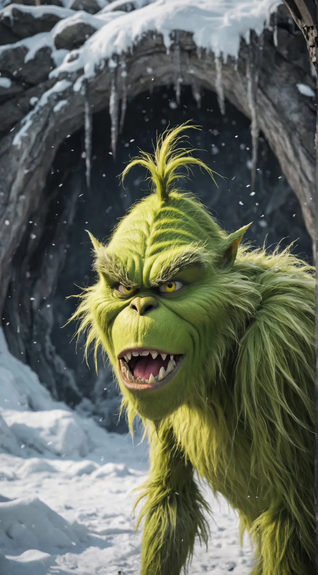 ai character: THE GRINCH background