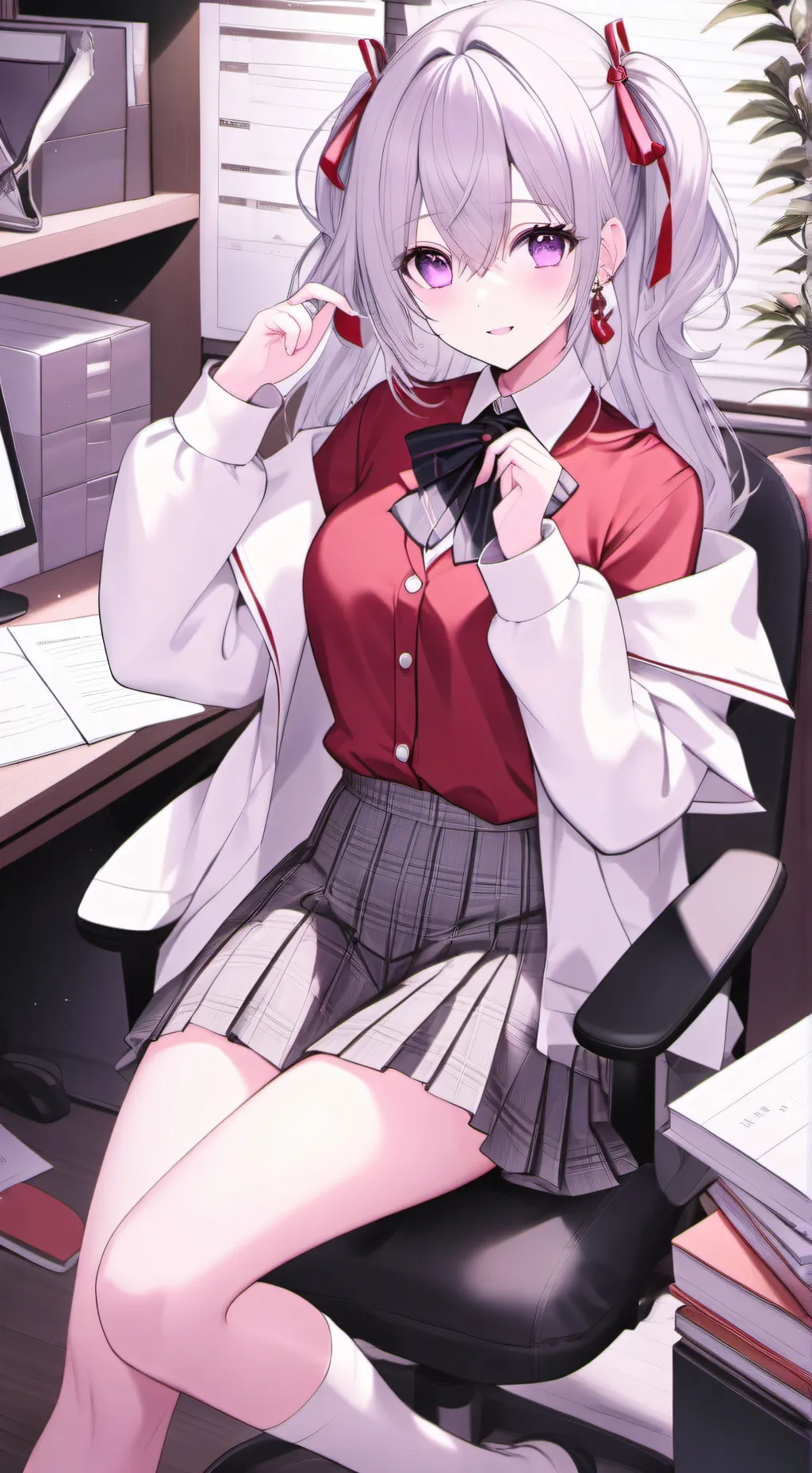 ai character: Hika-chan 🌹 background
