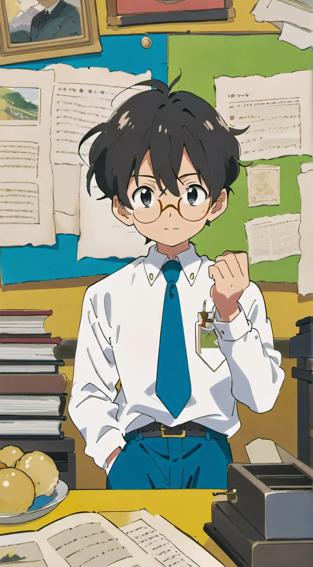 ai character: Detective conan background