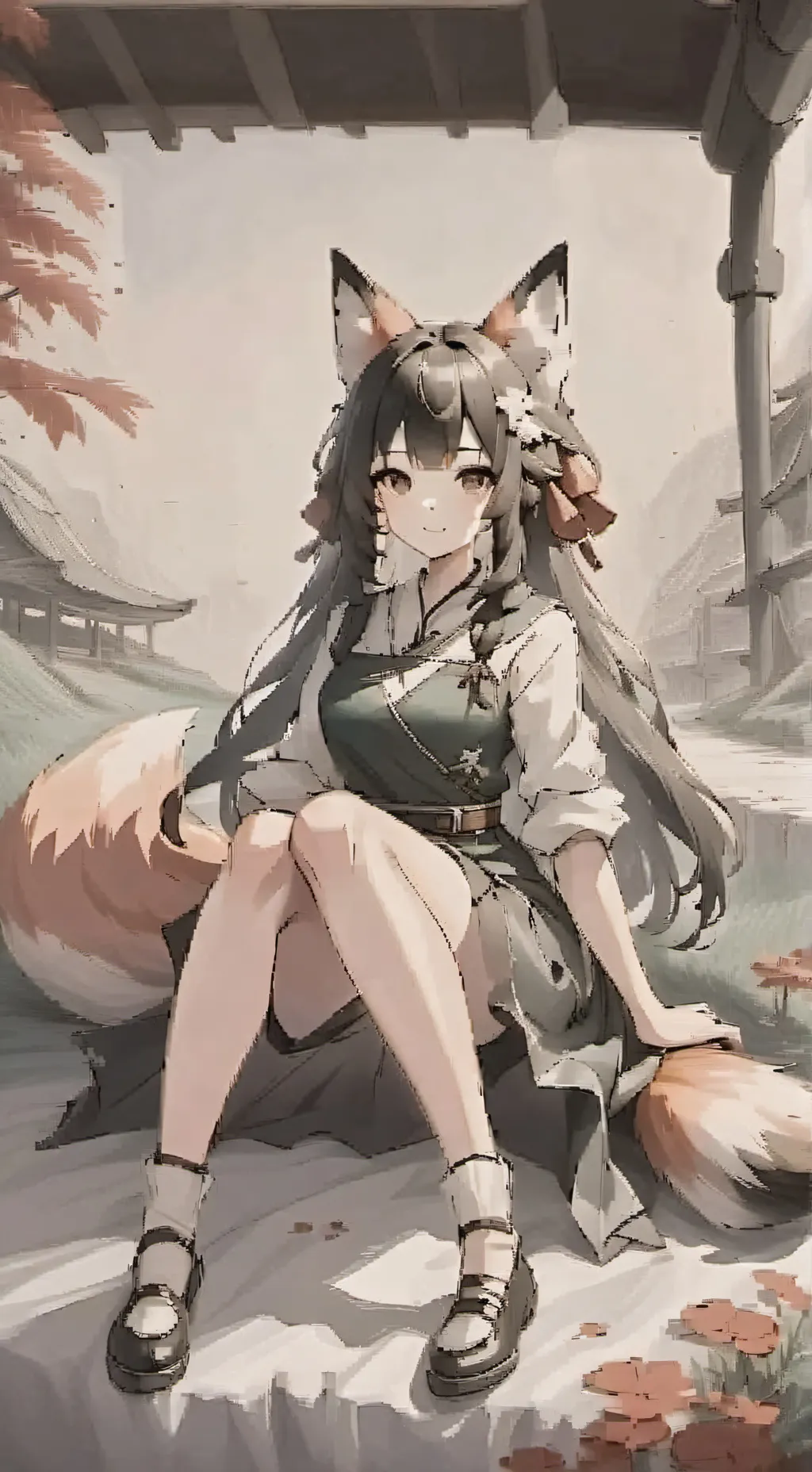 ai character: a hybryd background