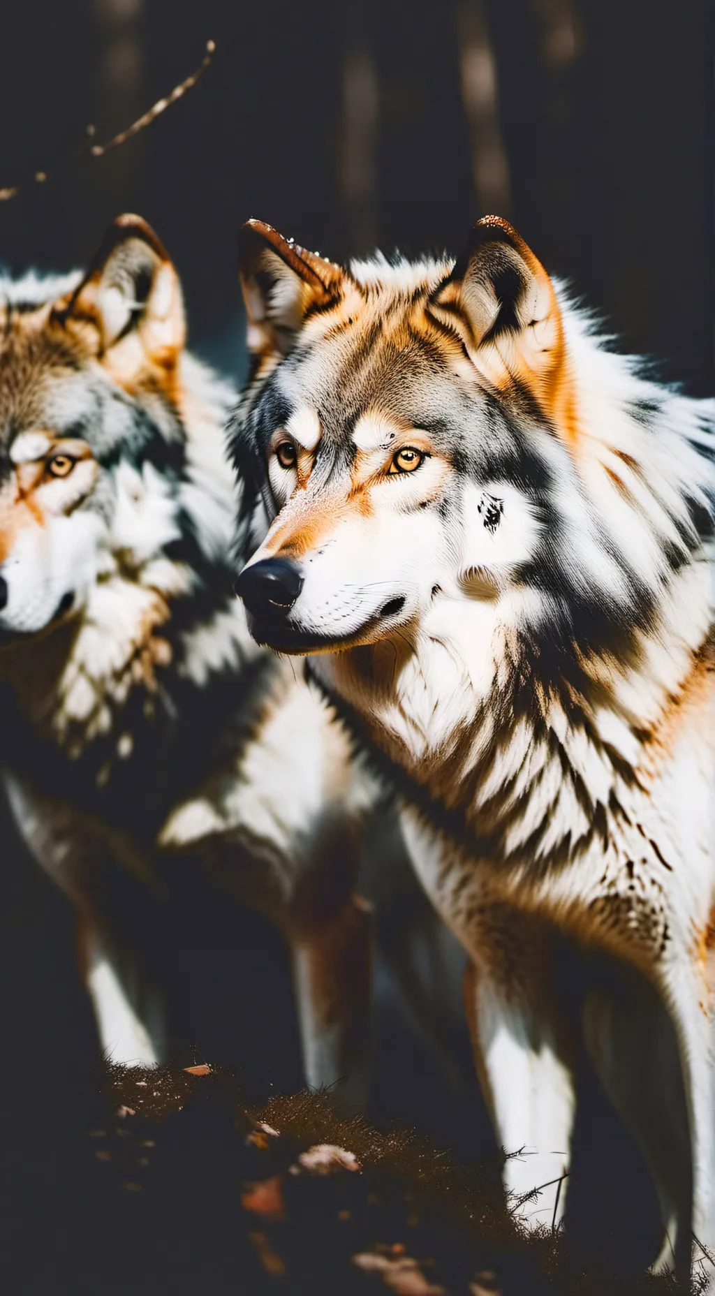 ai character: Warrior Wolves-8- background