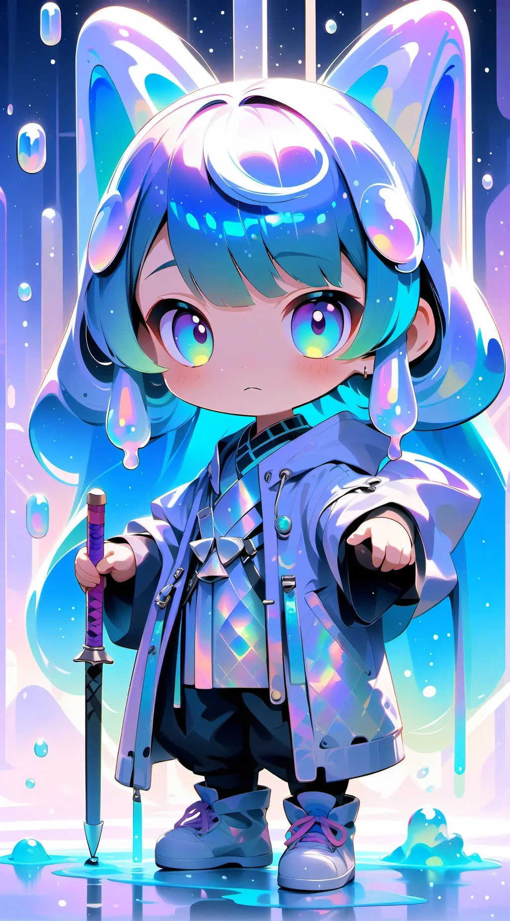 ai character: Good girl background