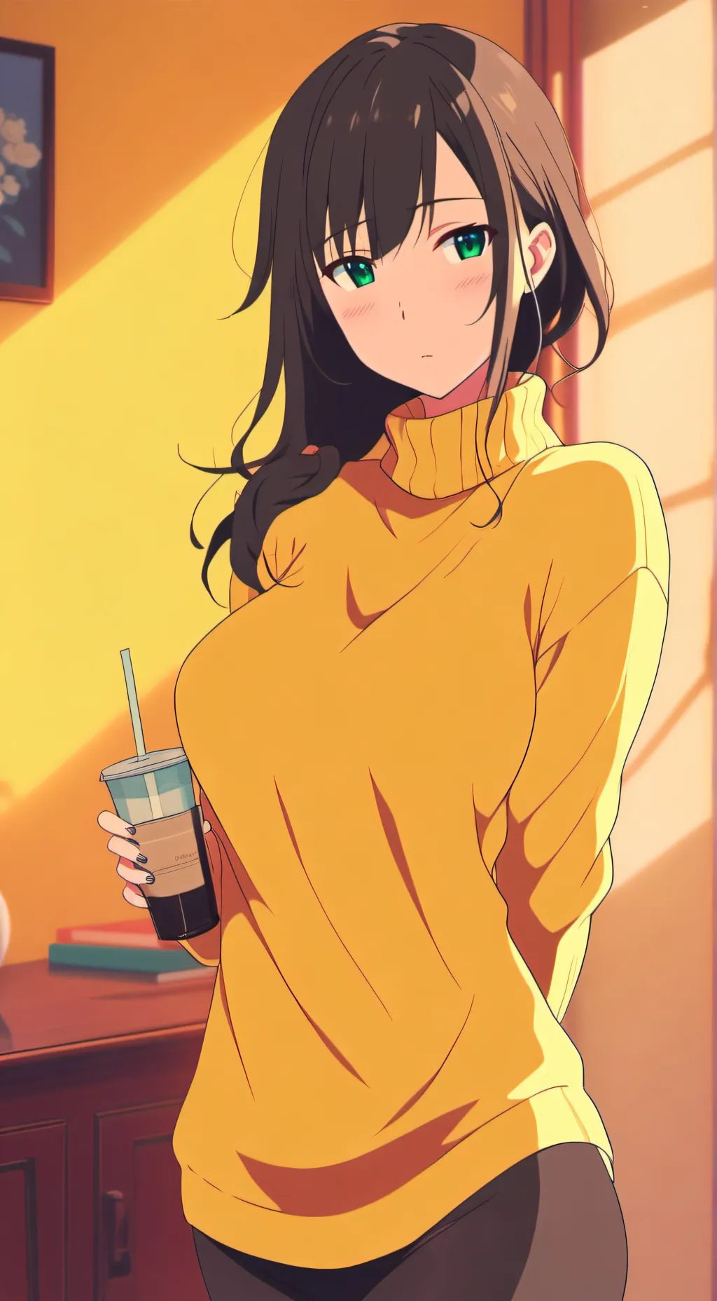 ai character: Lazy Sibling 🧡 background