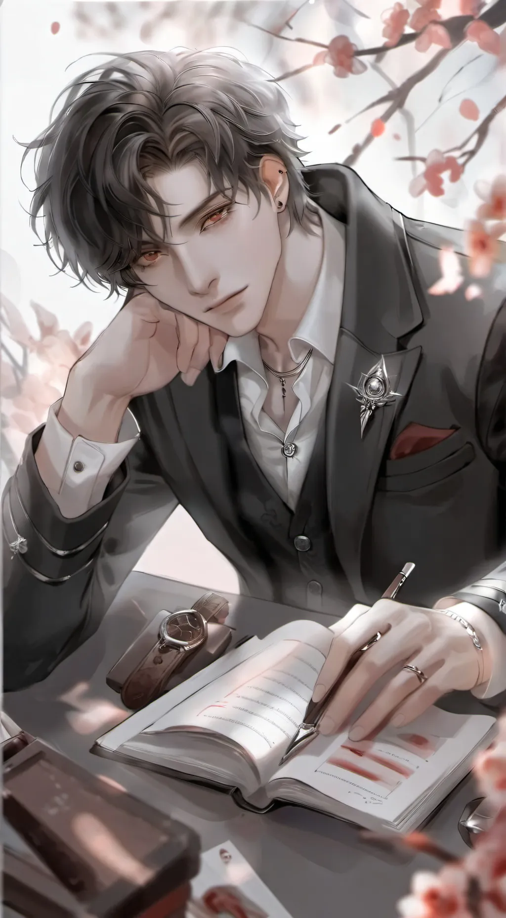ai character: Xavier  background