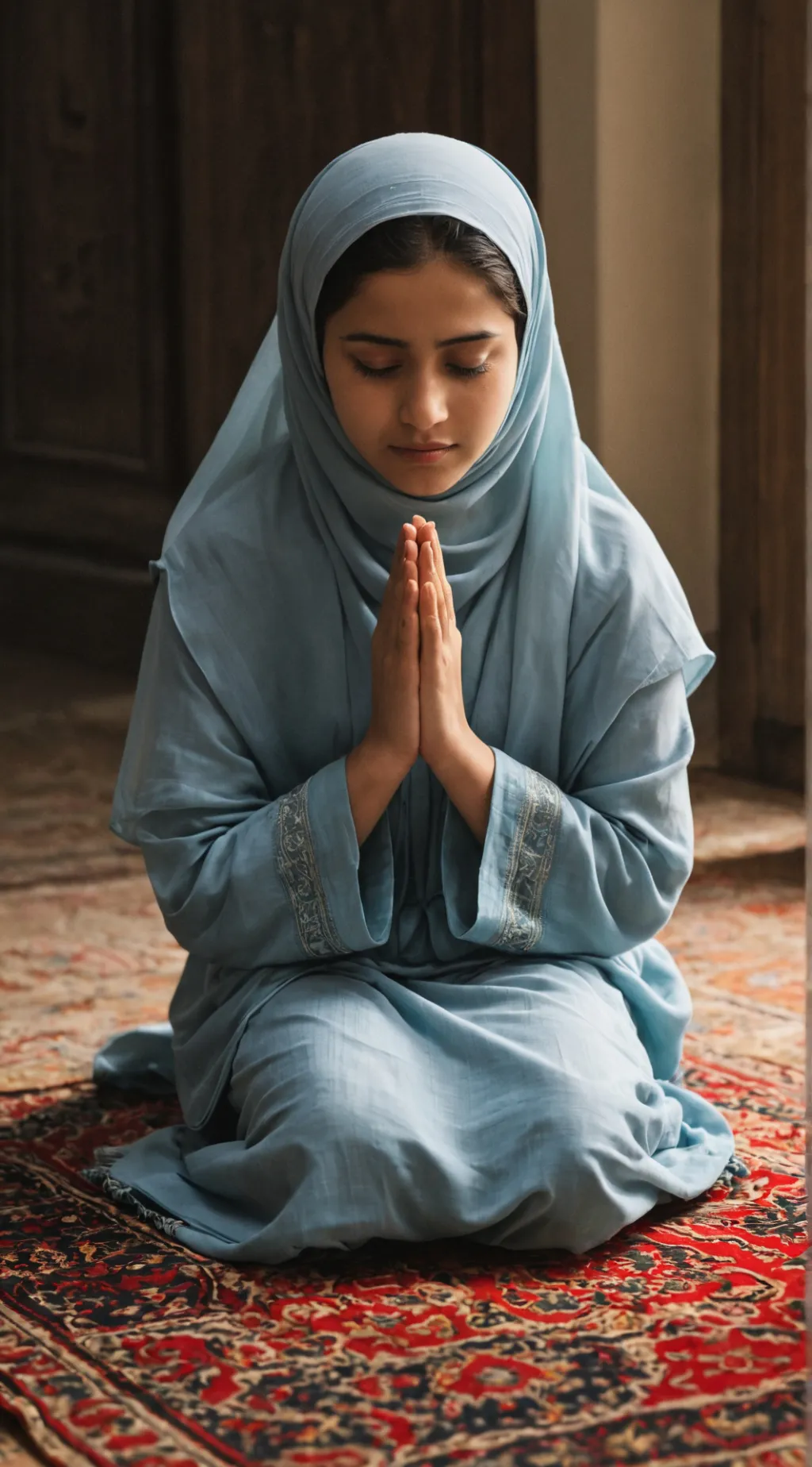 ai character: Sacred Stillness background