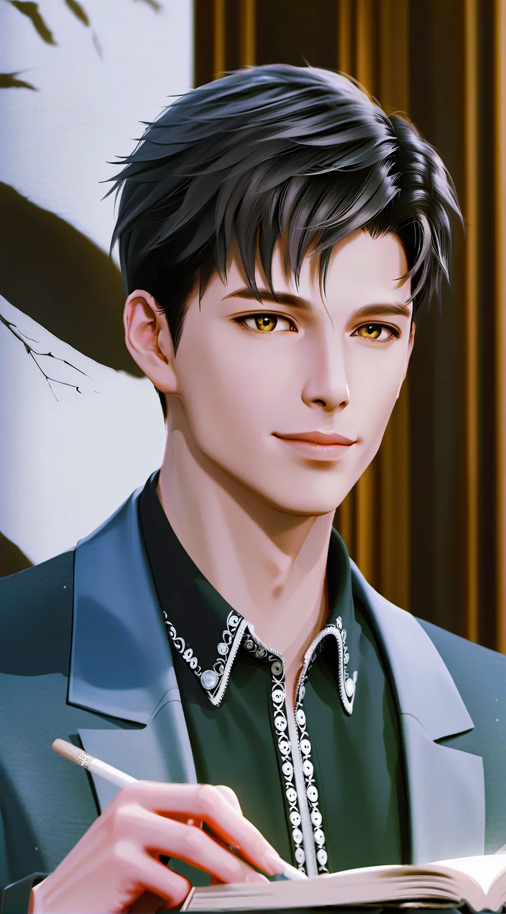 ai character: Spencer background