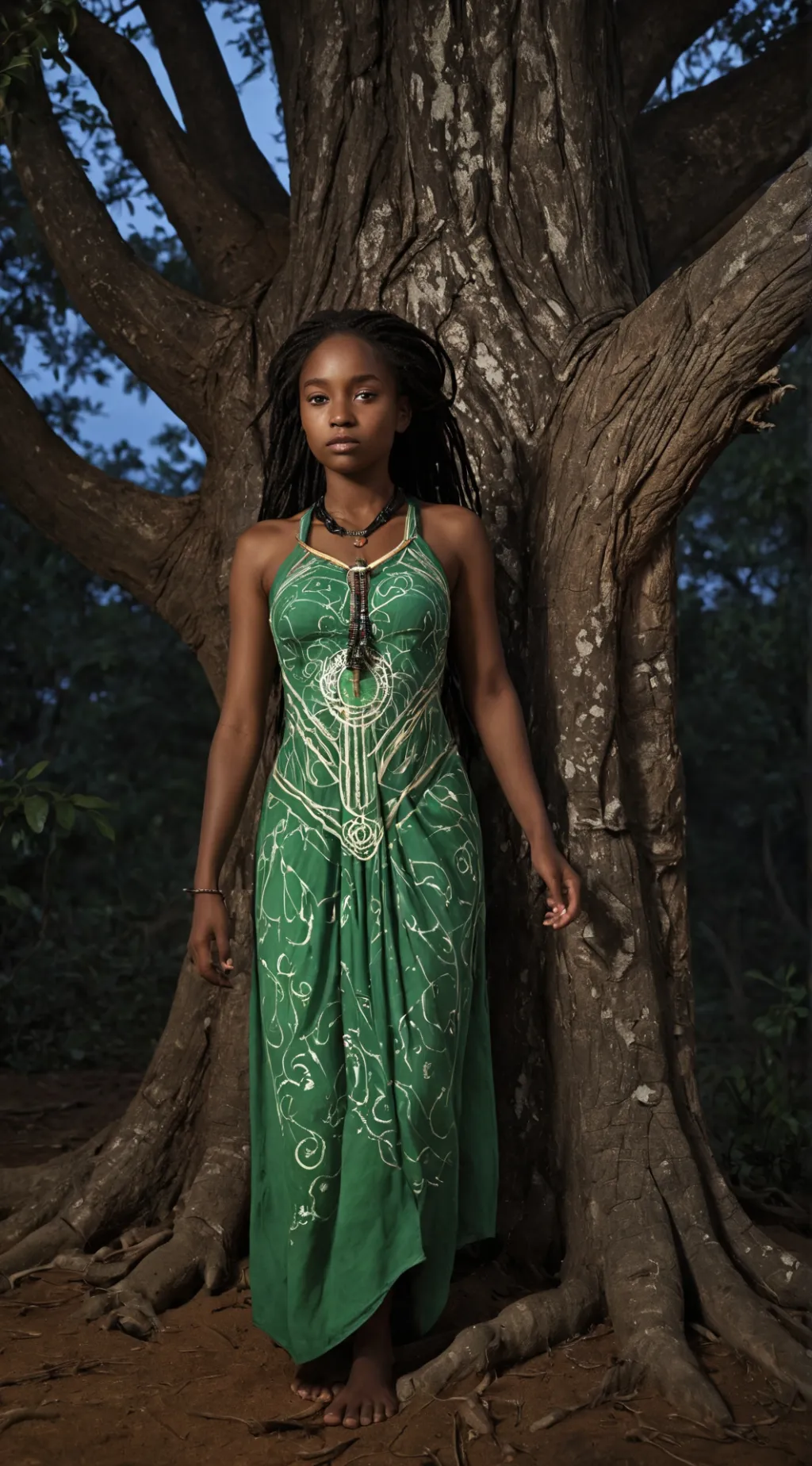 ai character: Jungle Star background