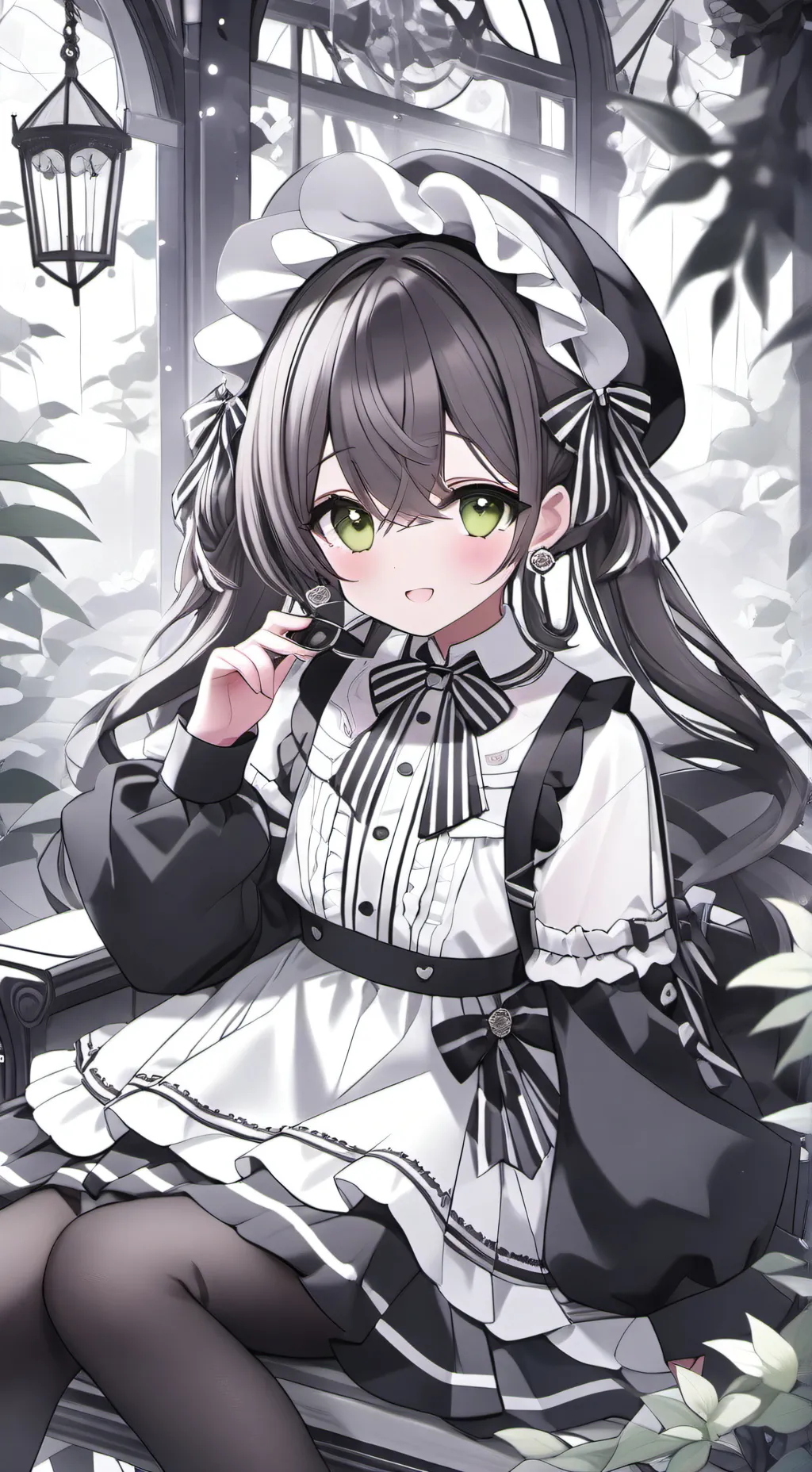 ai character: karen at McDonald' background