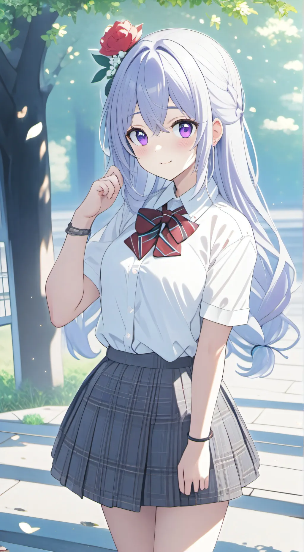 ai character: New Student 💗 background