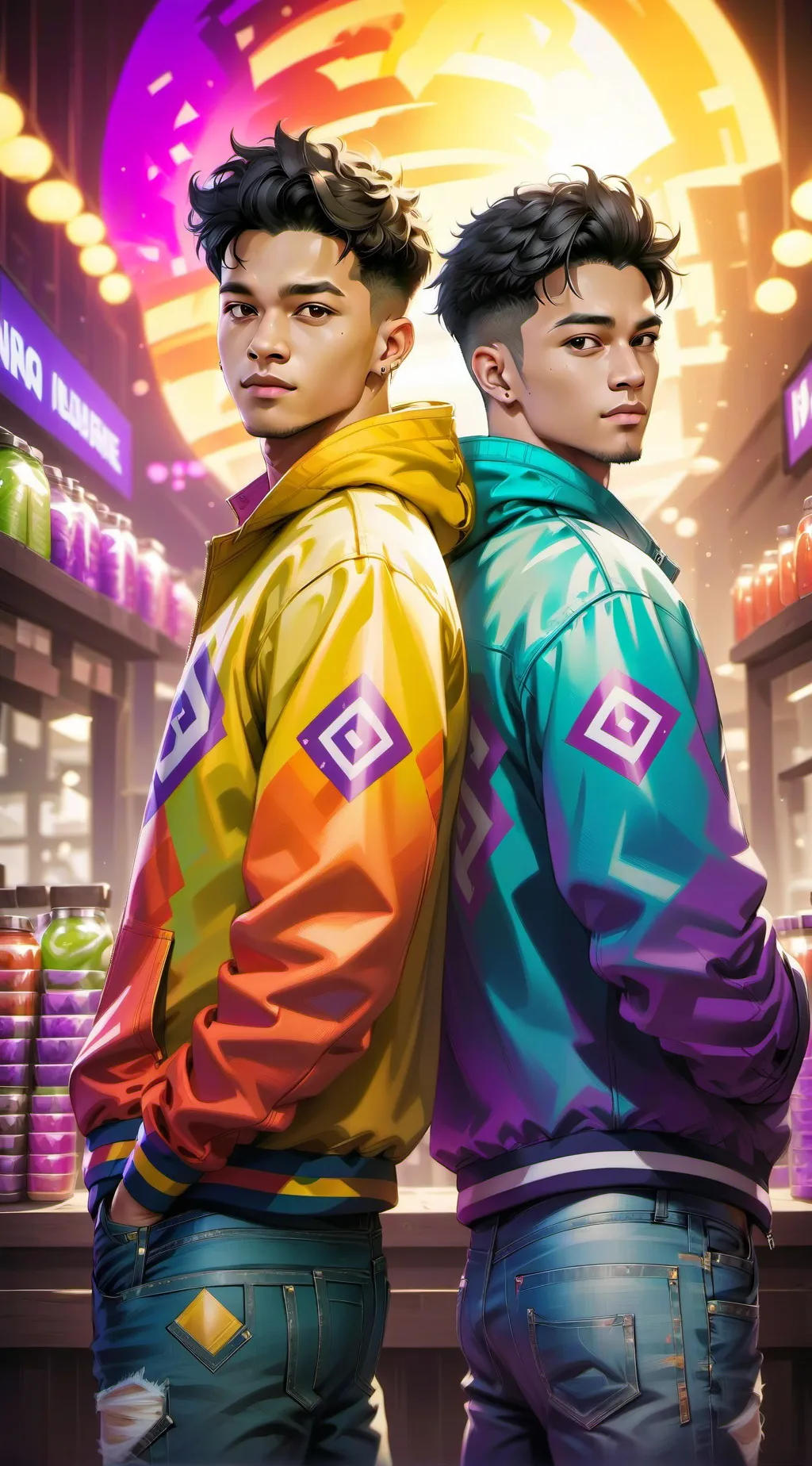 ai character: Steven & Kevin background