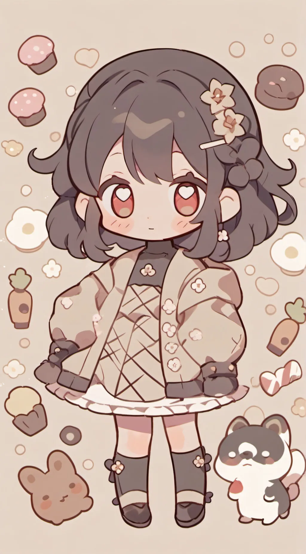 ai character: Little sister background