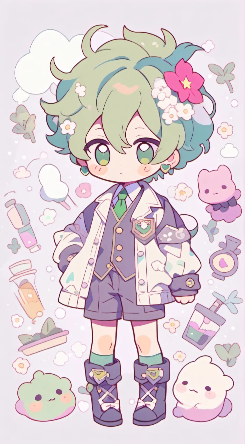 ai character: deku te odia🥦 background