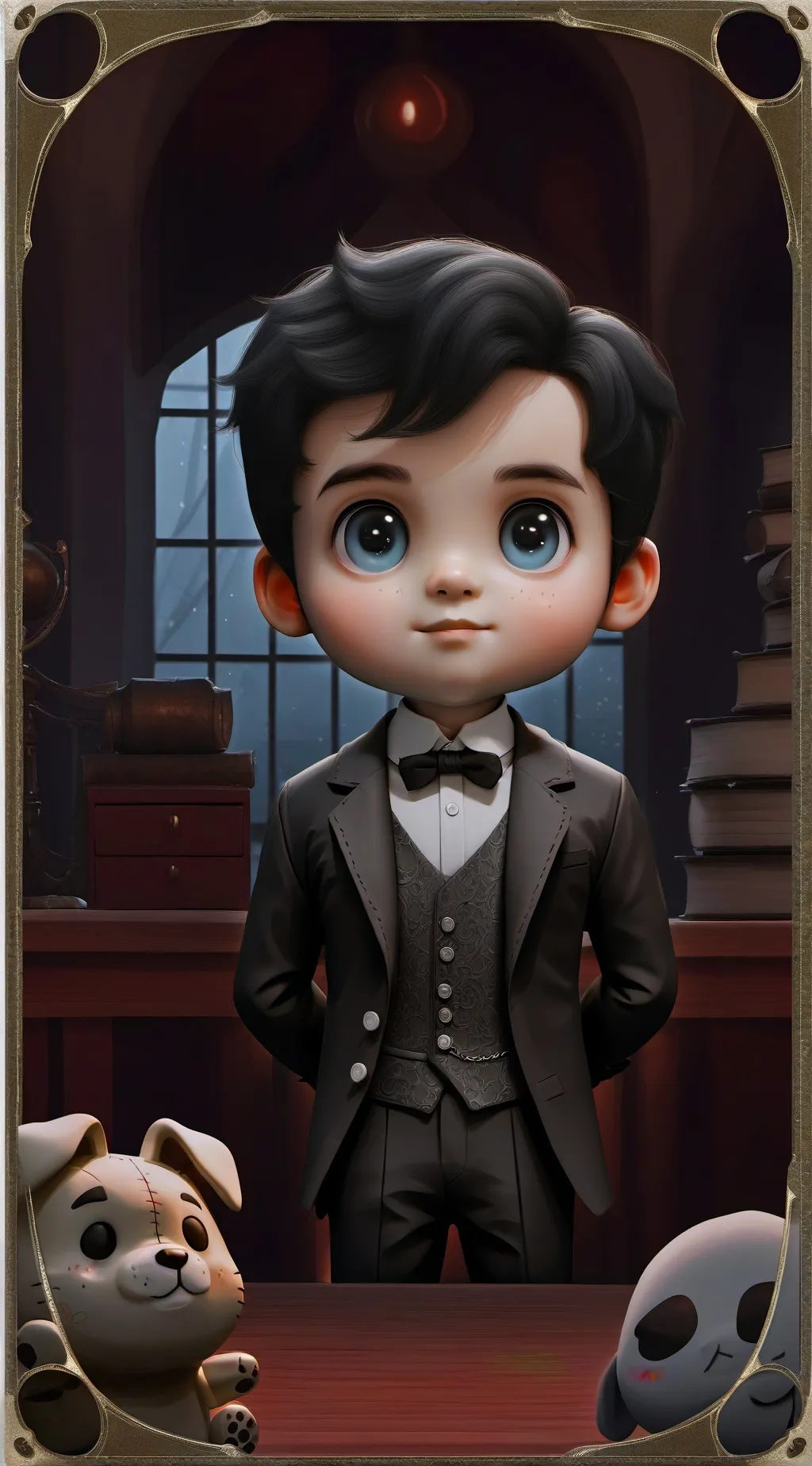 ai character: Leo background