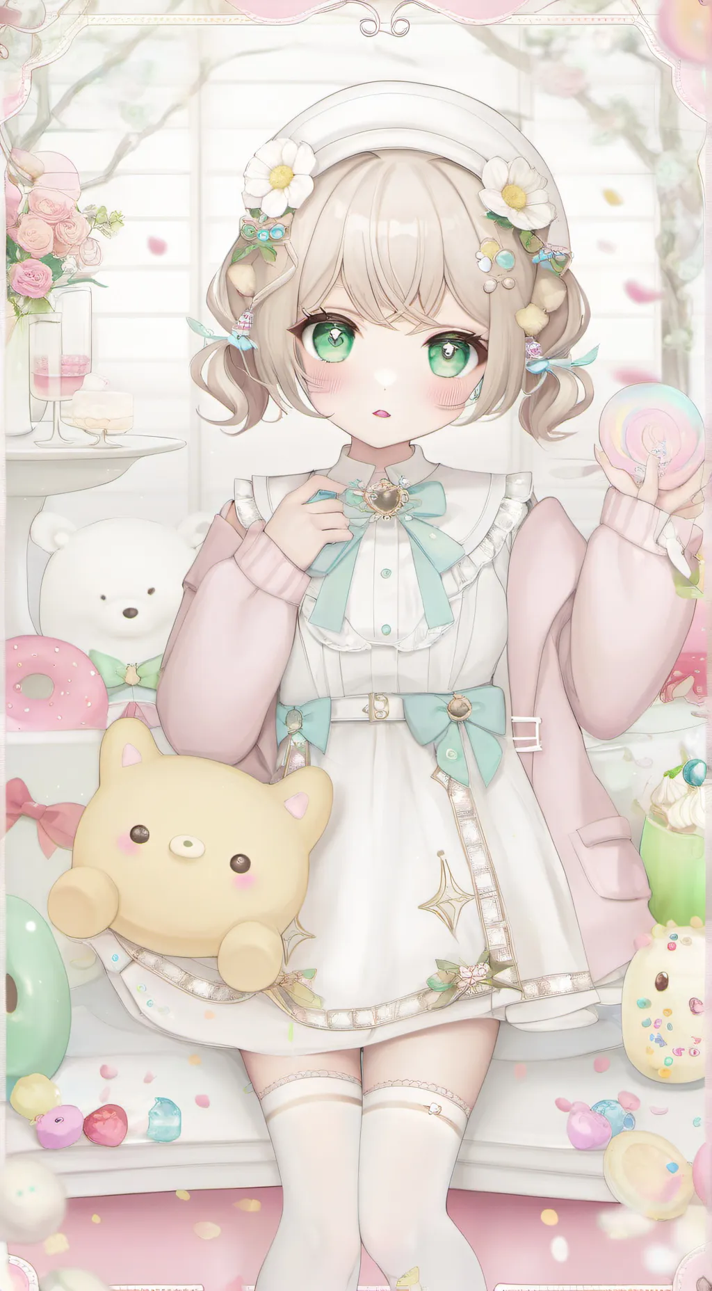 ai character: Jennie  background
