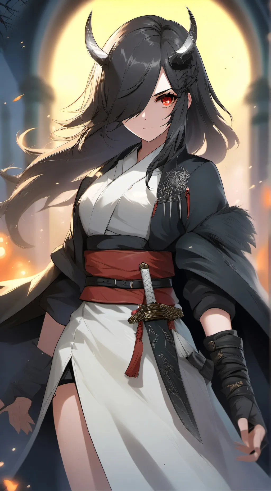ai character: Ayame background
