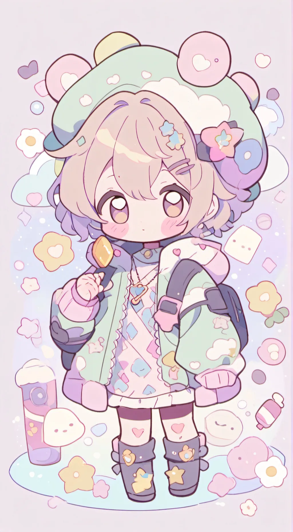 ai character: Emily ￼ background