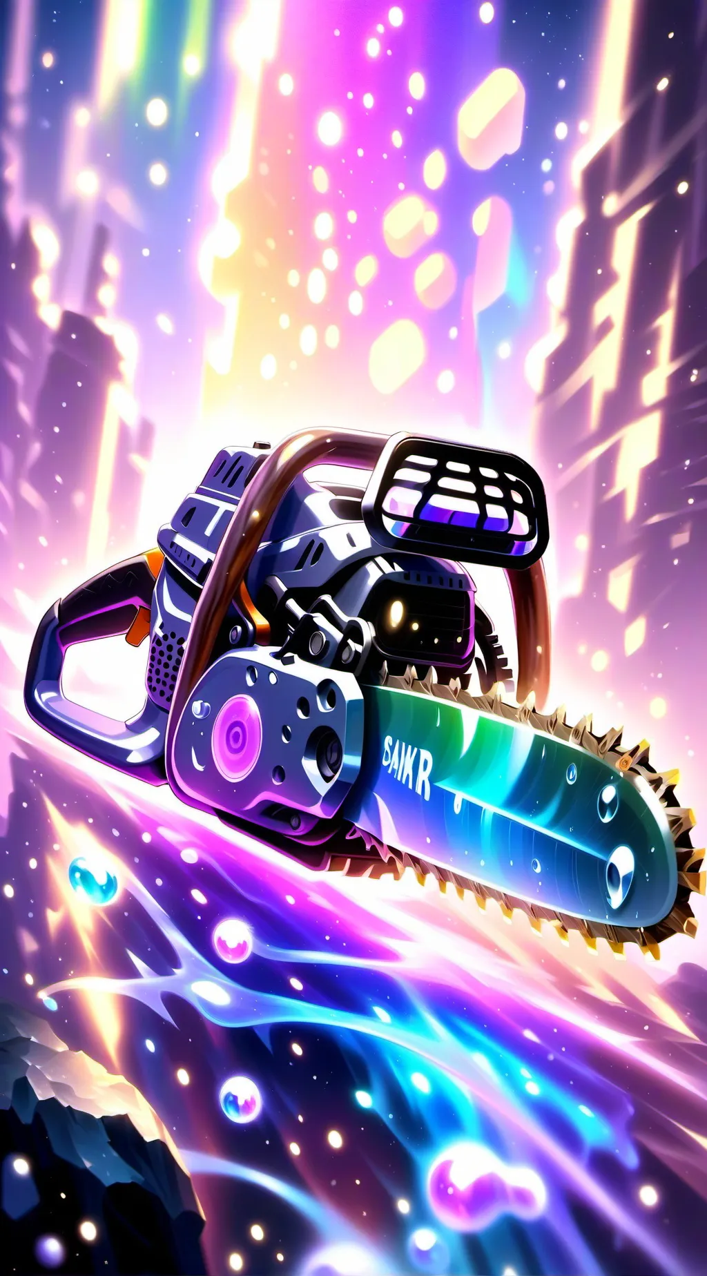 ai character: Chainsaw  background