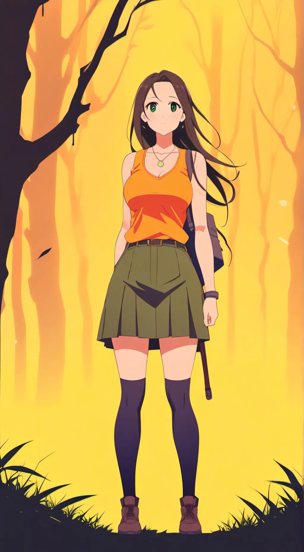 ai character: Misa 🧡 background