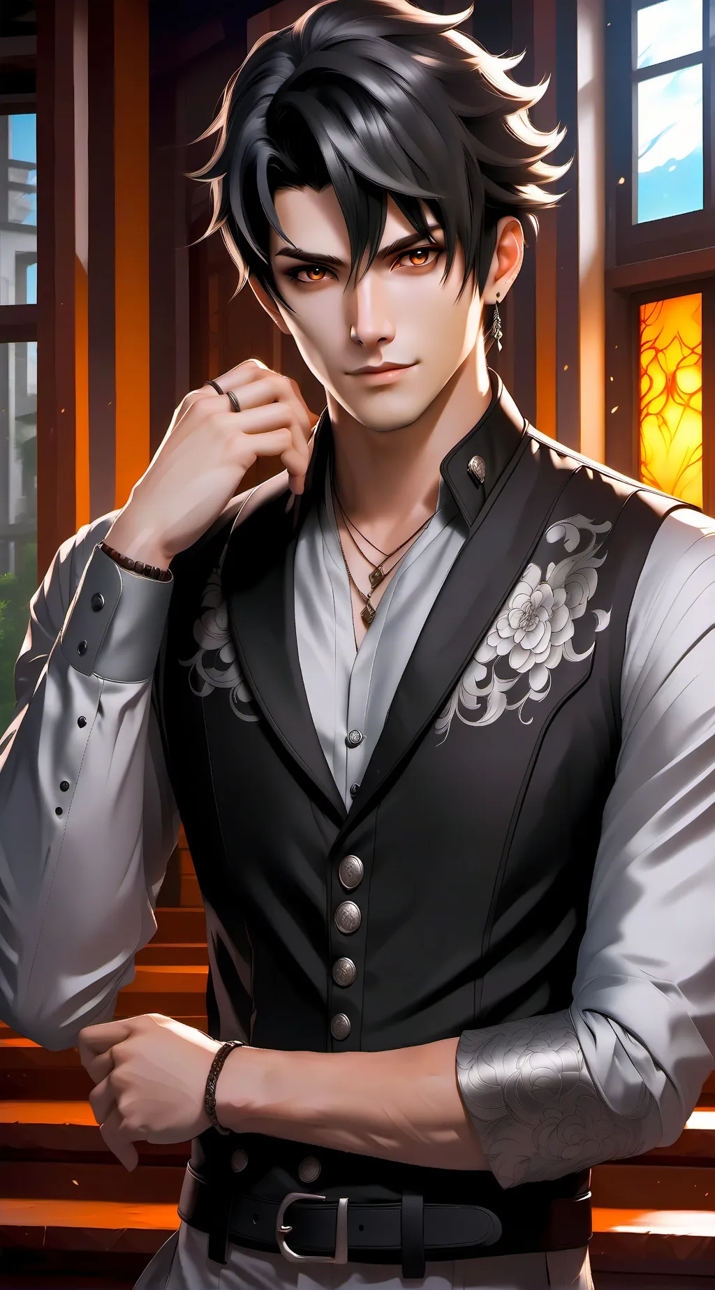 ai character: Max background
