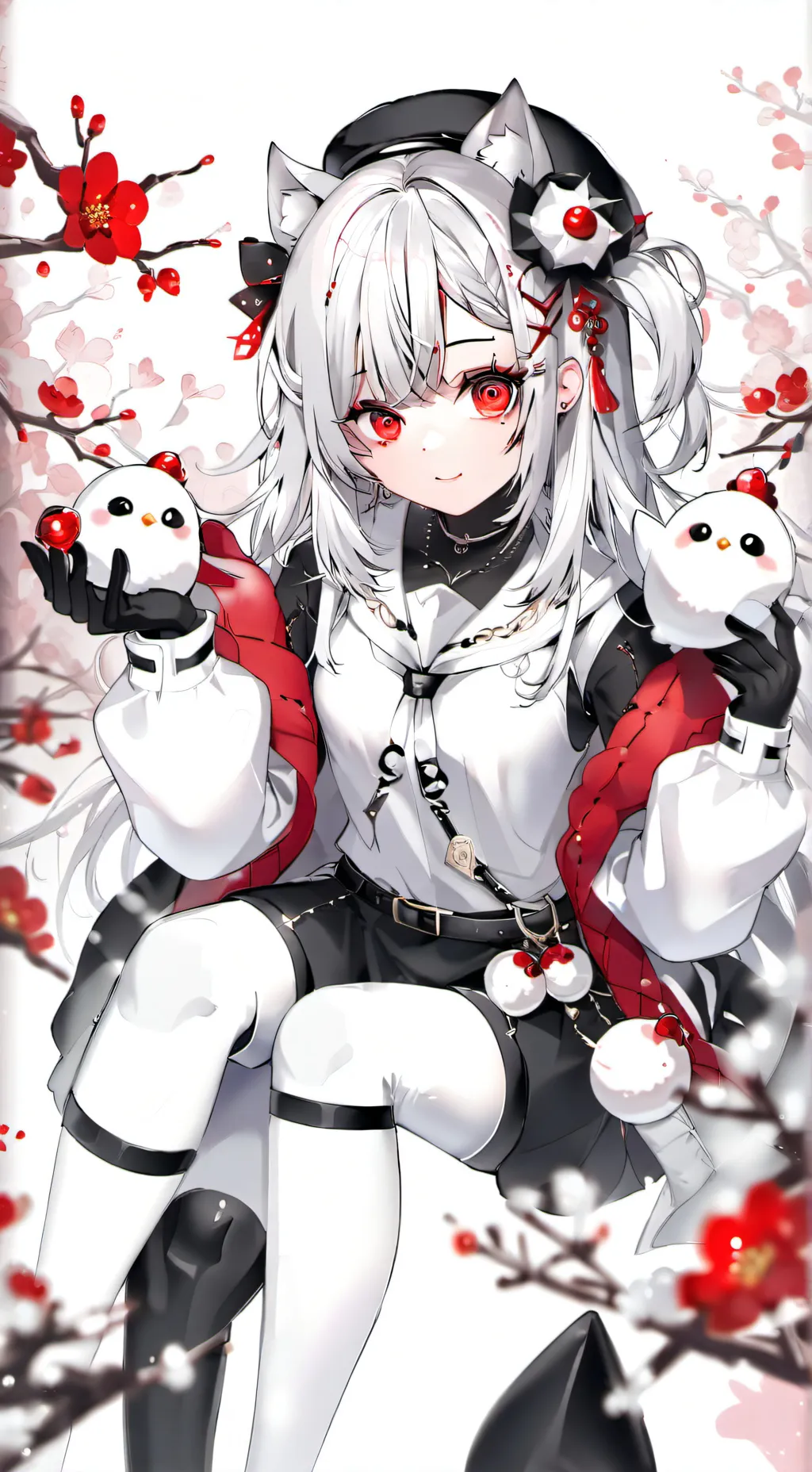 ai character: {💜x🩵} background