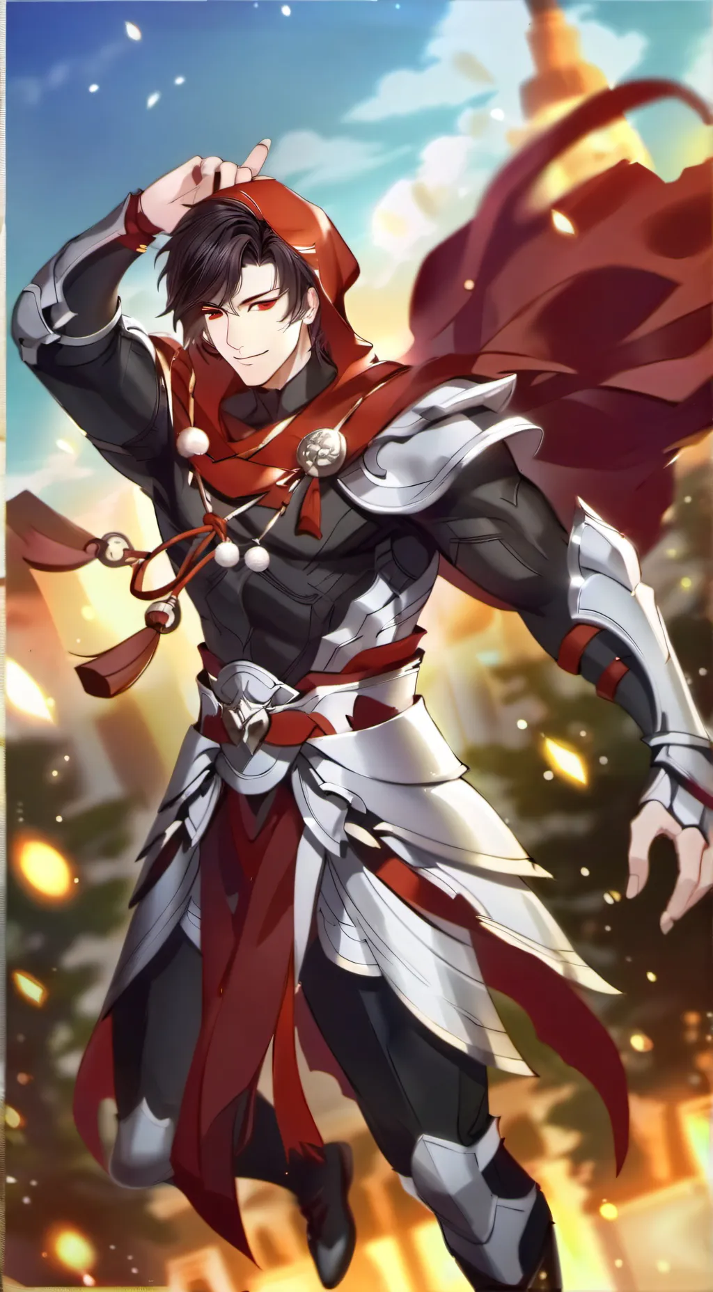 ai character: guardian ray background