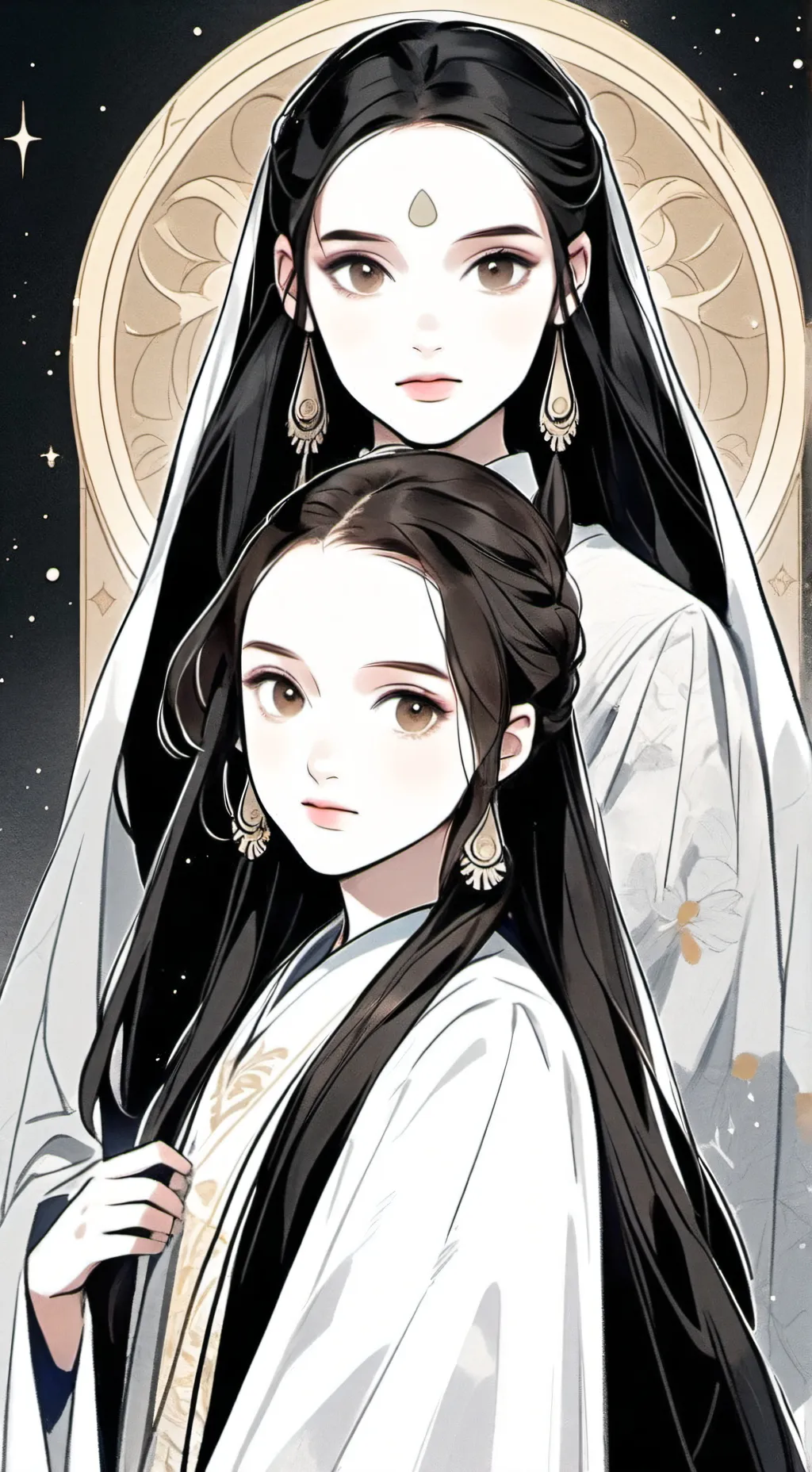 ai character: padme zoie  background